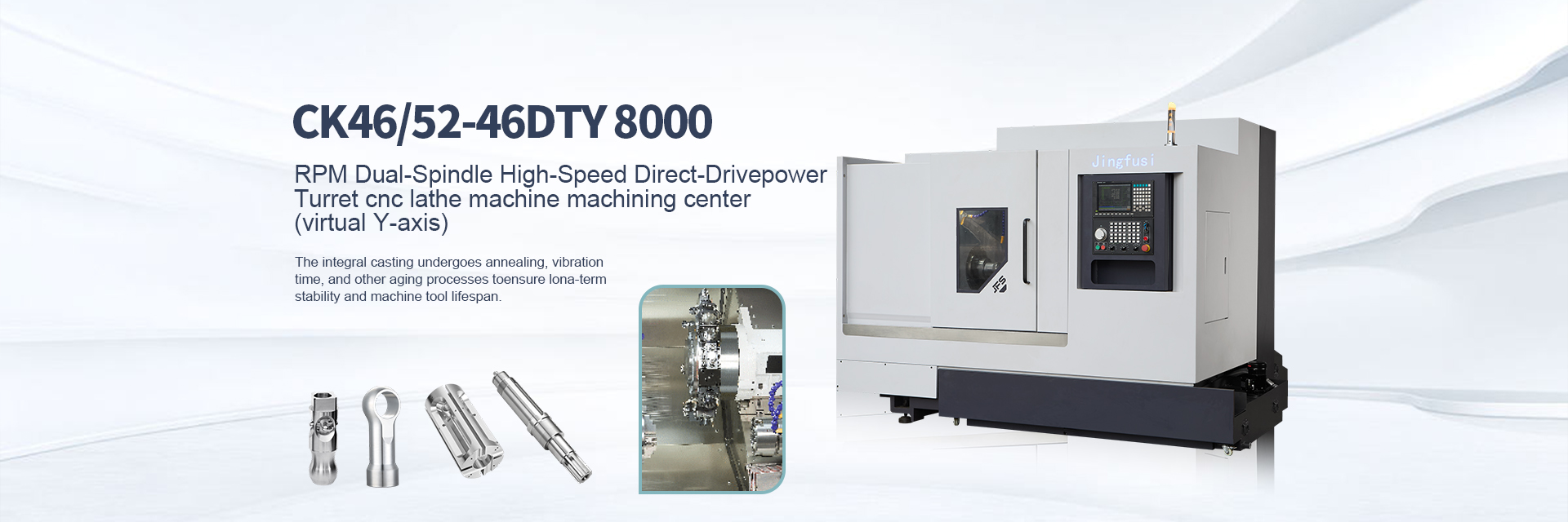 Kina fabrikk for kombinert maskin for dreiing og fresing